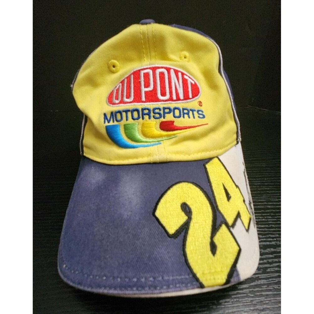 Chase Authentics‎ Jeff Gordon 24 Dupont Strapback Hat Cap NASCAR Hendrick